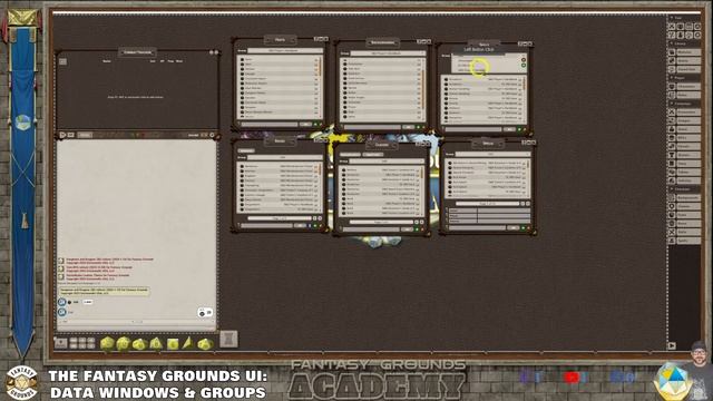 Fantasy Grounds UI - Data Windows and Groups| All Rule Sets| FG v.4.4.9 смотреть онлайн
