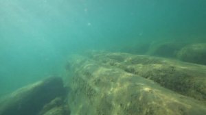 Черное море под водой с маской и трубкой. Релакс. Анапа.