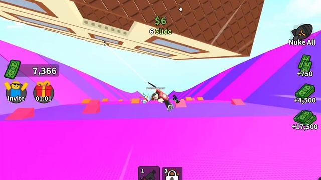 Exploring Weird Roblox glitches in Slide down a hill 2! смотреть онлайн