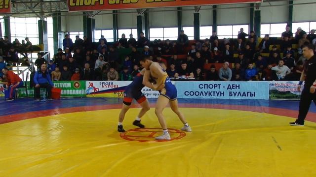 ГРЕКО-РИМСКАЯ БОРЬБА. Первенство Кыргызстана среди юниоров-2023. День 1 Мат B