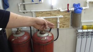 Замена газовой колонки для отопления гаража на газовый котёл с Авито