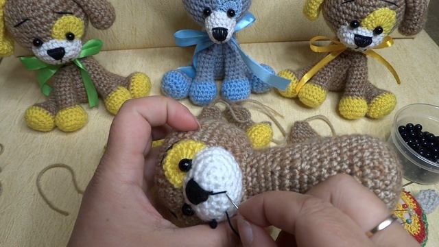 Как связать собачку Часть 2 , сборка игрушки смотреть онлайн