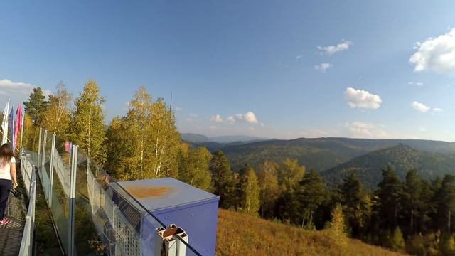 Бобровый Лог. Достопримечательности Красноярска. Смотровая. Родельбан. Дорога на Столбы смотреть онлайн