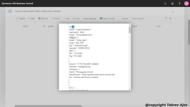 How to consume REST API Url in Microsoft D365 Business Central - JsonPlaceholder API смотреть онлайн