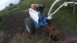 Вспашка на ВАЗовских колесах не удалась. Вспашка на родных колесах. Мотоблок Нева МБ23