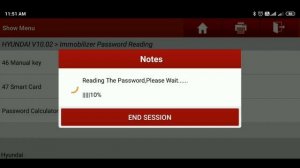 How to read hyundai pin code by launch