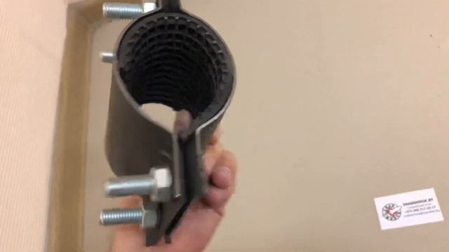 Хомут ремонтный (для труб) Ду65 (73-80 мм) длина 103 мм, штампованный смотреть онлайн