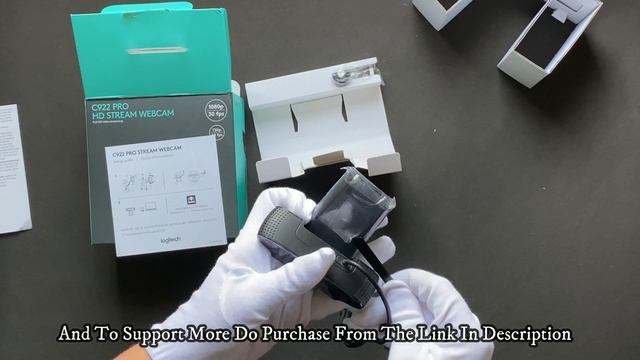 LOGITECH C922 PRO STREAM HD WEBCAM CAMERA FOR LIVE STREAMING | UNBOXING 4K VIDEO