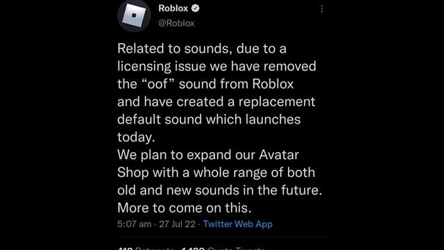 RIP Roblox OOF Sound effect(Read Description) смотреть онлайн