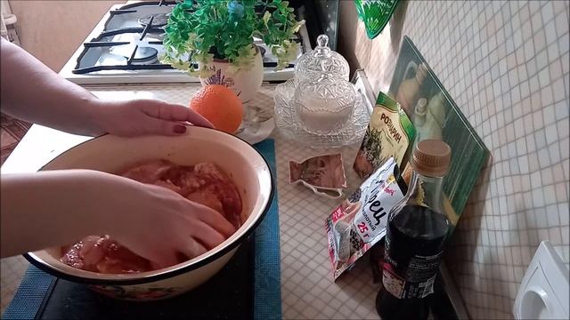 #куриные бедрышки #Natalya Azim Куриные бедрышки в апельсиновым маринаде. Просто вкуснятина. смотреть онлайн