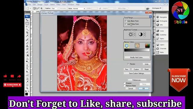 Automatic color correction plugin for Photoshop Hindi | Color correction software Free | #SV STUDIO смотреть онлайн