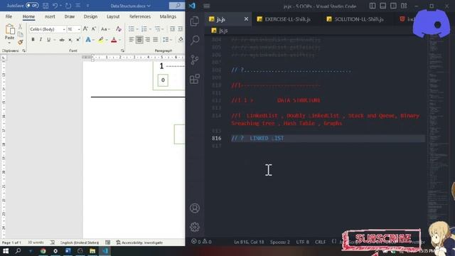 JS Data Structure LinkedList part 1 смотреть онлайн