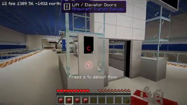 Minecraft Transit Railway Lift Update (Centown Minecraft Server)