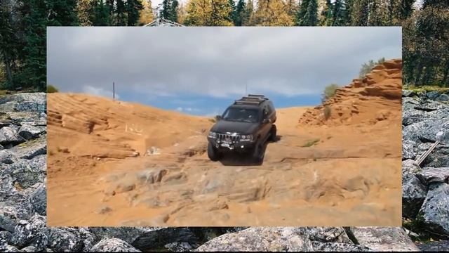 #61. Jeep Grand Cherokee преодолевает скалы смотреть онлайн