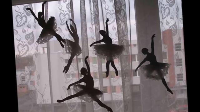 Новогодние снежинки - балеринки из бумаги смотреть онлайн