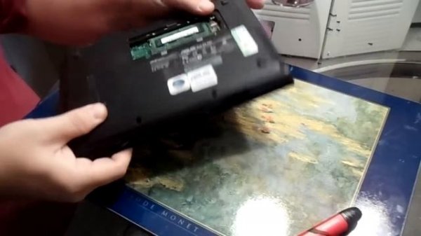 Asus Eee T91 Disassemble Replace Battery Hard Drive Wi-fi Replacement keyboard Removal Motherboard