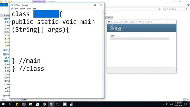 1 Installing Java and Running First Program смотреть онлайн