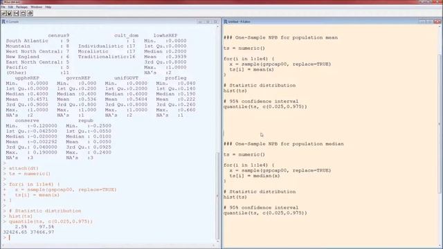 Non-Parametric Bootstrap: One Sample Confidence Interval смотреть онлайн