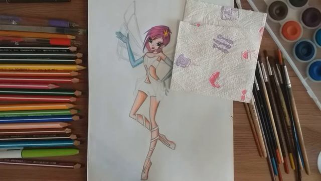 Tecna Winx Club | Speed Drawing | Текна Винкс смотреть онлайн