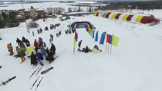 Большая Лужа 4, Чекерил 03.2017, Ижевск, Аэросъемка смотреть онлайн