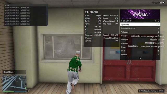 GTA5 - Eclipse Mod Menu! How to get the menu! смотреть онлайн