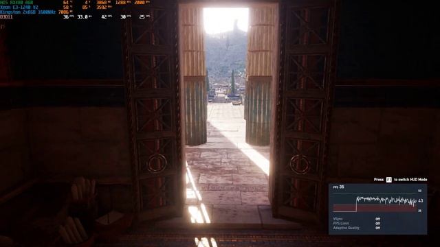 Benchmark Assassin's Creed Odyssey, High Preset 1080p - [Xeon E3-1240 V2] [RX480 8GB] смотреть онлайн