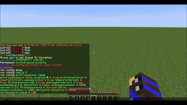 Minecraft Multiverse Core: Remove Prefix in Chat! NO EXTRA PLUGINS смотреть онлайн