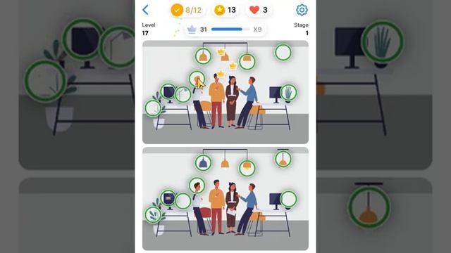 Differences - Level 17 | Gameplay Mobile games смотреть онлайн