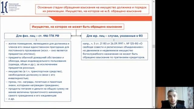 ИП. Лекция для ЗФО. Общие правила обращения взыскания на имущество должника смотреть онлайн