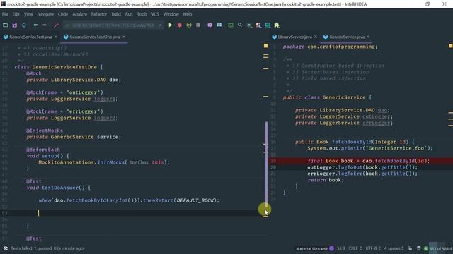 Intellij IDEA Tutorial: doThrow(), doReturn() family of methods смотреть онлайн