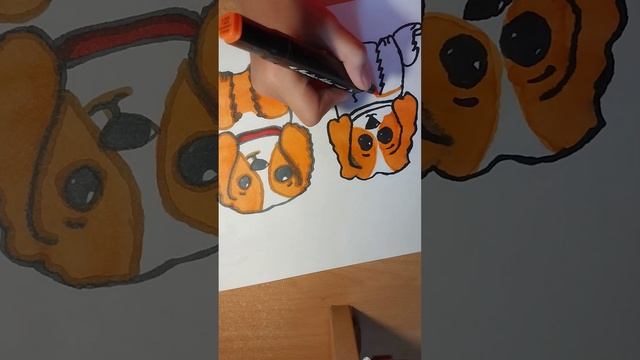 как легко нарисовать красивую собаку. смотреть онлайн