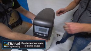 Процесс сборки фильтра обезжелезивания специалистами