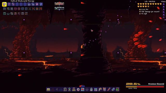 Terraria Calamity Brimstone Elemental Death-Defiled Nohit смотреть онлайн