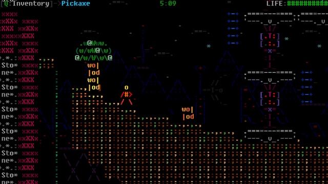 ASCIIDENT - A Beautiful ASCII Styled Open World Sci-Fi Survival Adventure! смотреть онлайн