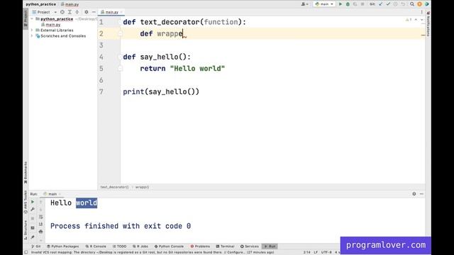 Decorators in Python, Decorators With Arguments, Multiple Decorators Call. смотреть онлайн