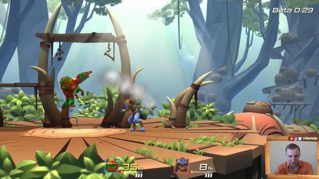 №360: БОИ ПРО БОЕВУЮ ЖАБУ И НЕ ТОЛЬКО в Brawlout(видео для детей) смотреть онлайн