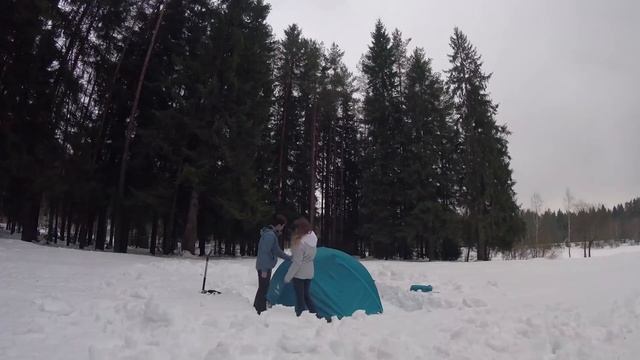 Девушки в походе! Часть 2:  Как это было на самом деле... Восьмимартовский ролик, таймлапс