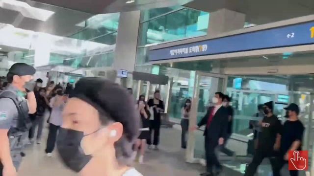 BTS Arrival At Incheon Airport Today #bts #incheon #airport #arrival