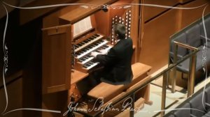 И.С. Бах. Бранденбургский концерт №3 соль-мажор, часть1 «Allegro», BWV.1048. Орган - Джонатан Скотт.