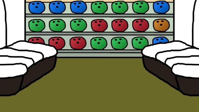 Allan Goes Bowling (Blue Bowling Ball GIF Meme)