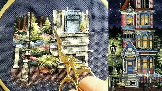 Бэкстич/Как я вышиваю/Шов "Назад иголку"/Вышивка крестом/#backstitch смотреть онлайн