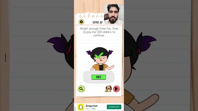 Brain test 4 Level 20 Walkthrough Solution смотреть онлайн