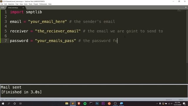 How to send email with python (Easy) смотреть онлайн