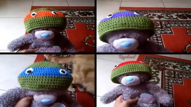 Ninja Turtle Crochet Beanie смотреть онлайн