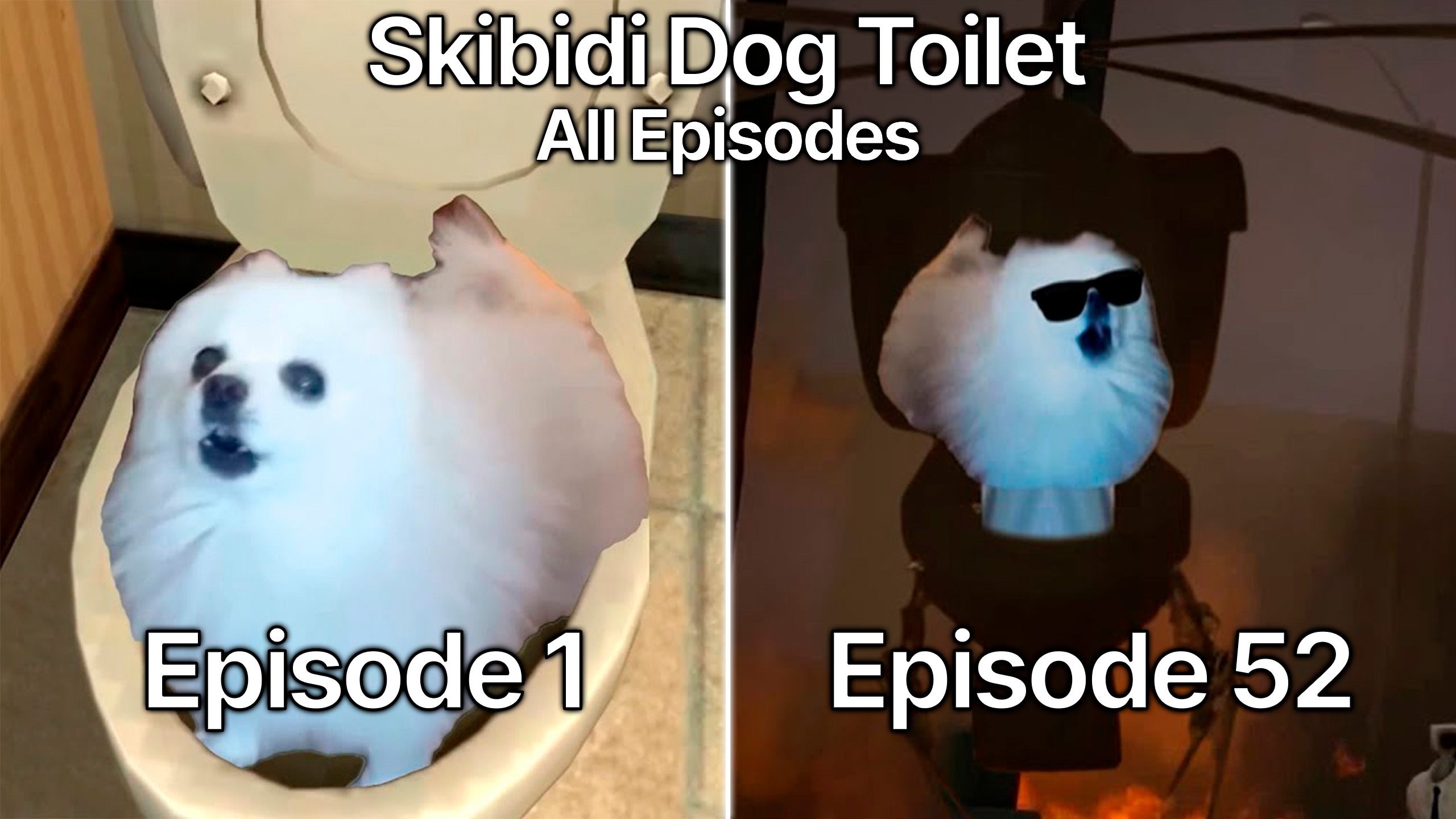 Skibidi Dog Toilet 1 - 52 All Episodes & Extra Scenes (60 FPS Remastered) смотреть онлайн