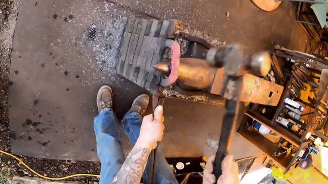 Forging A Barshoe Horseshoe For A Horse! An Aspect Of Horseshoeing