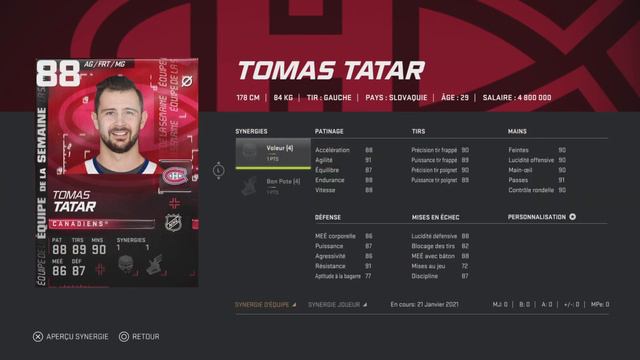 88 overall pull NHL 21 ps5 смотреть онлайн