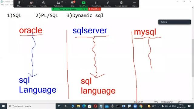 ORACLE 19c tutorials || Demo - 1 || by Mr. Murali On 03-01-2022 @8:15AM IST смотреть онлайн