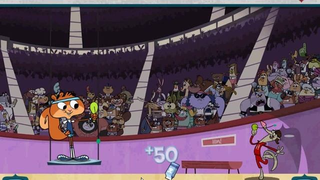 Scaredy Squirrel - Paddle Battle - Free Online Games смотреть онлайн