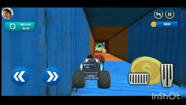 Crazy Monster Truck Stunt Races-Mega Ramp car || Android games смотреть онлайн